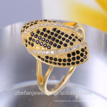 anillos de lujo al por mayor de la joyería del oro 18k para las mujeres